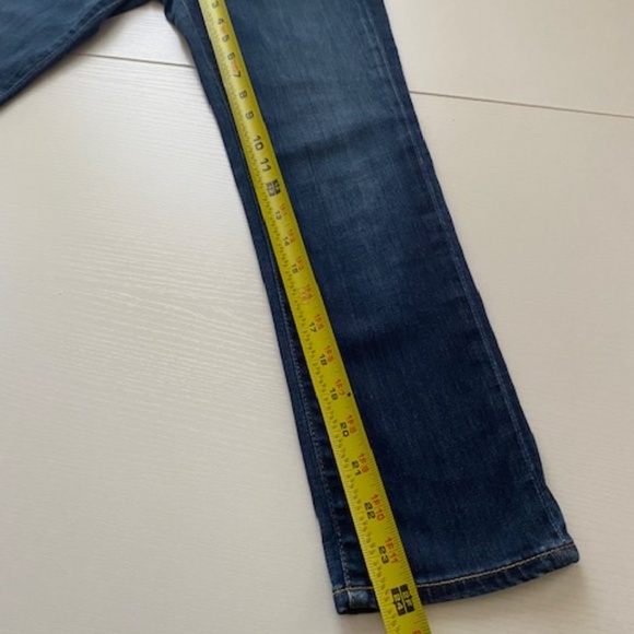 AG Adriano Goldschmied Stevie Slim Straight Crop Size 26R - Picture 12 of 13